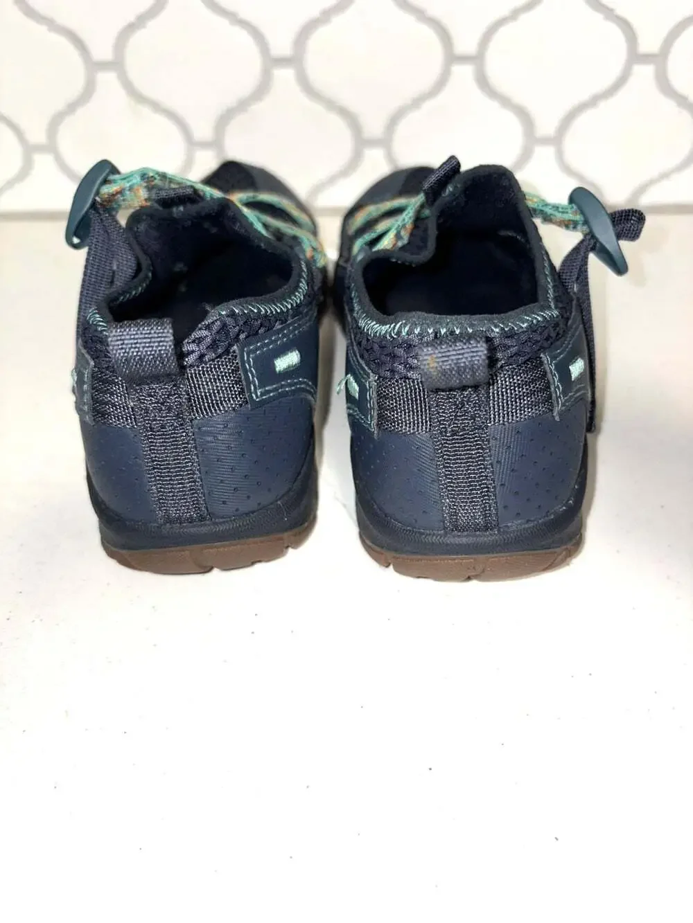 Chaco Odyssey Kids Junior Navy Blue Hiking Sport Water Shoes Size 4